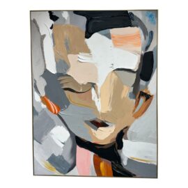Zing and Zap Large Abstract Painting Wall Art, Framed. Original Price: $2,885