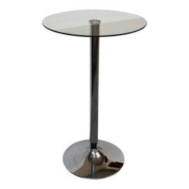 Contemporary Glass Top Bar Table