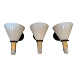 Barovier & Toso Murano Wall Sconces, Set of Three