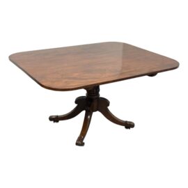 Antique Regency Style Mahogany Breakfast Table