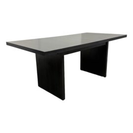 Room & Board Corbett Extension Dining Table, Black. Original Price: $4,300
