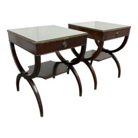 Antique Federal Style Side Tables, Pair