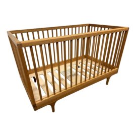 Kalon Studios Oak Caravan Crib. Original Price: $2,600