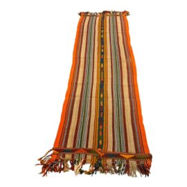 3ft × 11ft6in Circa 1970's North African Kilim Wool Rug Runner