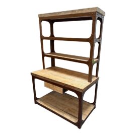 Industrial Wood + Iron Hutch