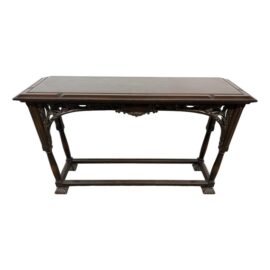 Antique Mahogany Carved Console Table