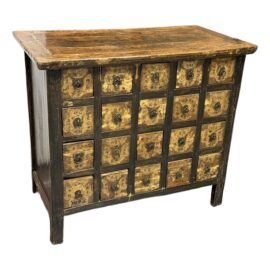 Antique Chinese 20 Drawer Apothecary Cabinet. Original Price: $2,500