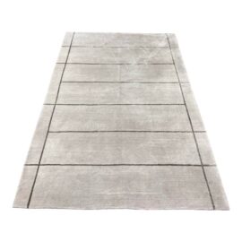 5ft6in × 8ft4in Barbara Barry for Tufenkian Carpets "Shoji" Wool + Silk Area Rug. Original Price: $4,500