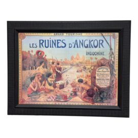 Vintage George Groslier "Les Ruines D'Angkor" Framed Print