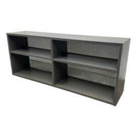 Blu Dot Intro Double Shelving in Smoke Finish. Original Price: $1,000