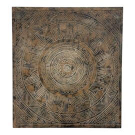 Carved Mandala Wall Plaque