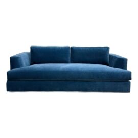 Maiden Home Sapphire Performance Velvet Sofa. Original Price: $4,025
