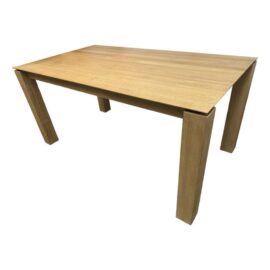 Ethnicraft Slice Natural Oak Dining Table. Original Price: $2,010