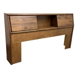 Queen Szei Faribault Bookshelf Headboard. Original Price: $1,355