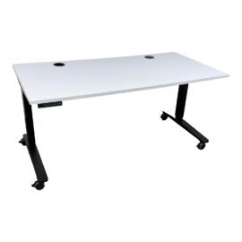 Uplift White Electric Adjustable Desk. Original Price: $1,100