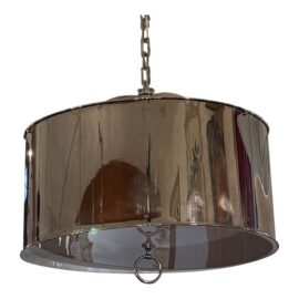 Robert Abbey Porter Nickel Light Pendant. Original Price: $1,000