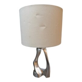 Visual Comfort Cannes Modern Silver Table Lamp. Original Price: $850