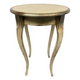 Antique Florentine Style Round Accent Table