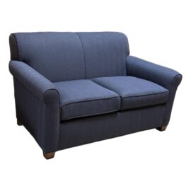 Oskar Huber Furniture & Design Navy Blue Loveseat