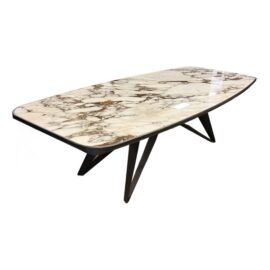 Cattelan Italia for Cantoni Skorpio Keramik Dining Table in Makalu Ceramic. Original Price: $15,700