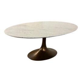 Restoration Hardware Aero Stone Oval Dining Table. Original Price: $8,125