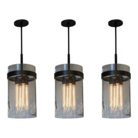 Restoration Hardware Ravelle Pendants - Set of 3. Original Price: $4,500