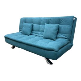 Simple & Young Teal Futon + Throw Pillows