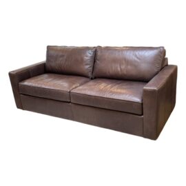 Arhaus Kipton Leather Sofa. Original Price: $5,000