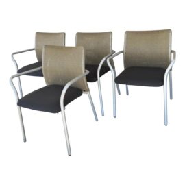 Steelcase Jersey Guest Chairs, Set of Four. Original Price: $1,200