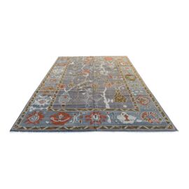 10ft × 14ft 2in Turkish Contemporary Oushak Area Rug. Original Price: $4,200