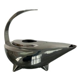 Circa 1980's Carsten Jørgensen for Bodum Vintage Naoko Stainless Steel Genie Lamp Style Kettle