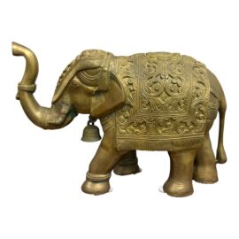 Vintage Brass Elephant Statue