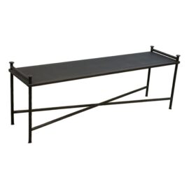 Ballard Designs Percy Iron Bench. Original Price: $650