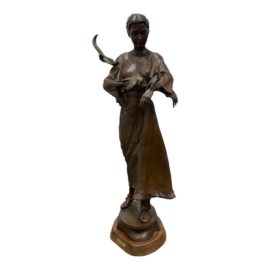Roy Madsen's "Sacajawea: Bird Woman" Bronze Sculpture, Signed + Numbered 10 of 36
