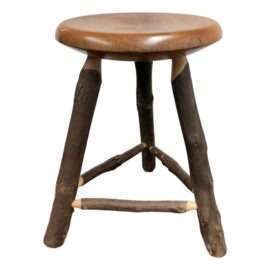 Hand Carved Wooden Stool