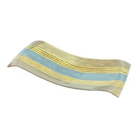 Reverse Painted Glass Wave Tray