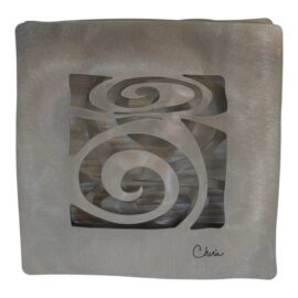 Cherie Haney "Playful Spirals, 2012" 3 Dimensional Lasercut Wall Tile