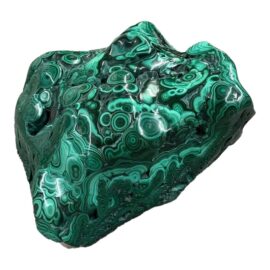 Natural Bullseye Malachite Stone Specimen