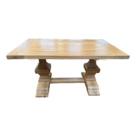 Theo Eichholtz for Restoration Hardware Reclaimed Oak Balustrade Dining Table