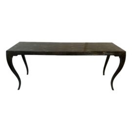 Vintage Custom Lacquer Shagreen Console Table
