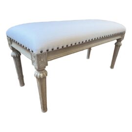 Restoration Hardware Maison Upholstered Bench. Original Price: $1,200