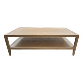 Restoration Hardware French Contemporary Light Oak Coffee Table. Original Price: $3,200