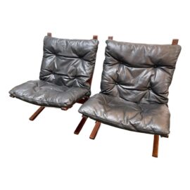 Vintage Ingmar Relling for Westnofa Siesta Lounge Chairs, Pair