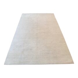 6ft 2in × 9ft 3in Restoration Hardware Khavia Ivory Wool Area Rug. Original Price: $9,000