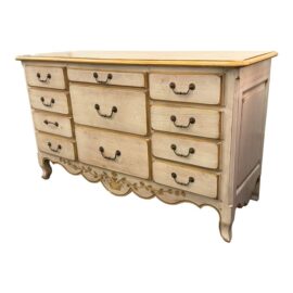 Shabby Chic French Provincial Style Dresser, Distressed White