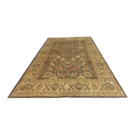 12ft 10in X 18ft Hand Knotted Persian Kashan Area Rug. Original Price: $10,000