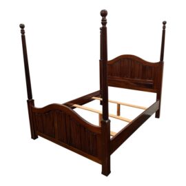 Queen Size Vintage British Four Poster Bed Frame