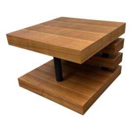 Scandinavian Design Egersund Side Table, Walnut. Original Price: $375