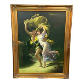 "The Storm" Replica Painting After Pierre-Auguste Cot