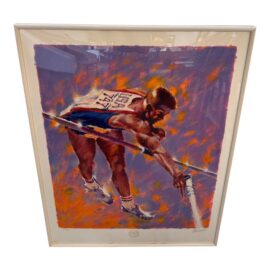Circa 1980's Aldo Luong "High Flyer" Limited Edition 57/400 Print, Signed